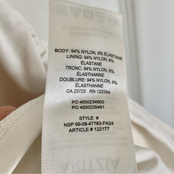 [🌟 PRICE FIRM] ARITZIA Original Contour Flourish Mini Dress Light Birch - Picture 11 of 11